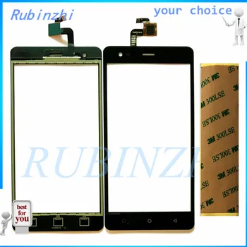

RUBINZHI Free 3M Tape Moible Phone Touch Sensor For Tele2 Tele 2 Maxi Plus Touch Screen Panel Front Glass Lens Digitizer