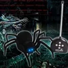 Electronic pet Remote Control Simulation tarantula Eyes Shine smart black Spider 4Ch Halloween RC Tricky Prank Scary Toy gift 2