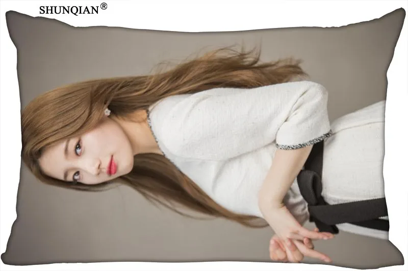 Новая Персонализированная наволочка Bae Suzy прямоугольная Подушка на молнии чехлы