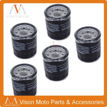 

5PCS Motorcycle Oil Filter Cleaner For LML 200 STAR 4T 11-15 MERCURY MARINER MARINE FOURSTROCKE 25 30 JET MV AGUSTA 2008 2009
