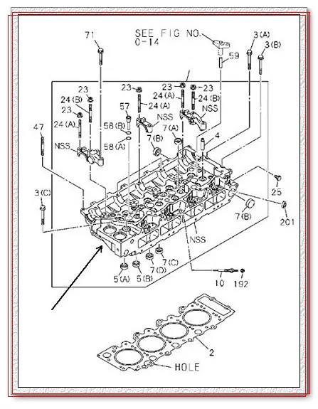 4HK1 Engine Cylinder Head For ISUZU CARS 8980083633 Excavator 5.2L 16v  (2) 