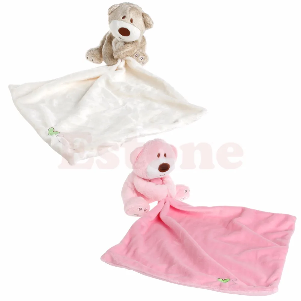 

Teddy Bear Baby Kids Comforter Plush Stuffed Washable Blanket Soft Smooth Toy