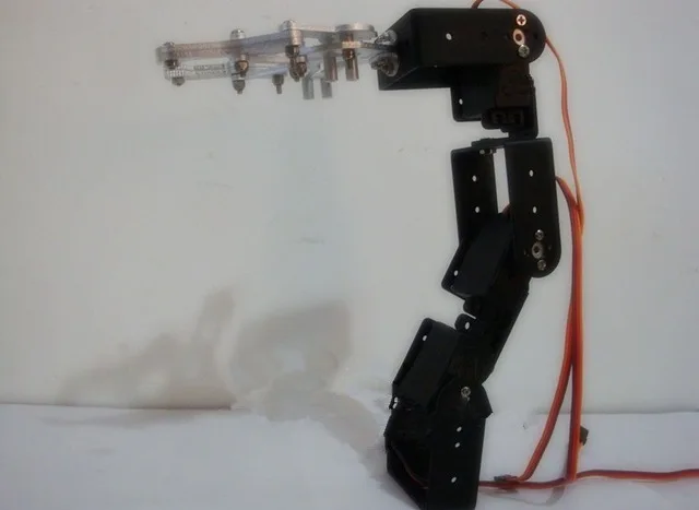

4 Dof Robot Arm Vehicle-mounted Robotic Manipulator for Smart Car Tank Chassis+Mechanical Claw+4PCS High Torque Servo DIY RC Toy