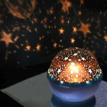 Вращающийся звездное небо детский светящийся светильник ночник проектор романтическое украшение FJ88