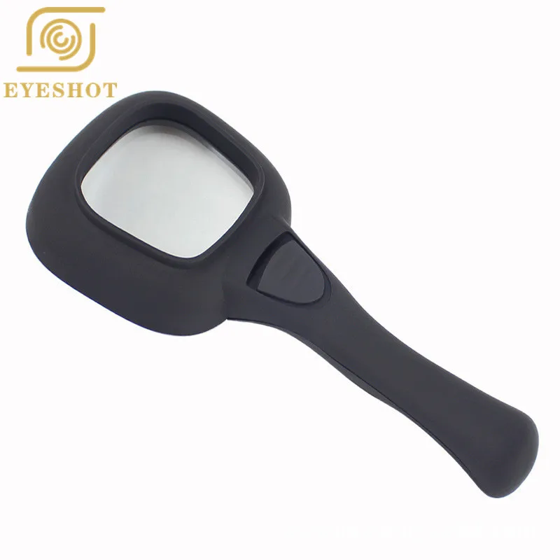 2018 EYESHOT 5 светодиодный + 1 УФ свет 3X ручная для чтения 52 мм увеличительное стекло