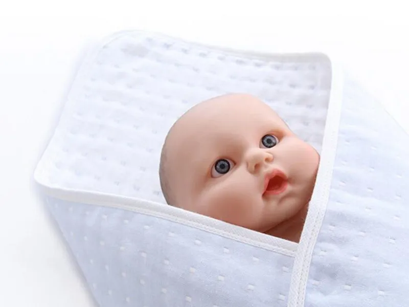 MOTOHOOD Cute Dot Baby Blankets Newborn Super Soft Muslin Swaddle Wrap Baby Stuff For Newborns Baby Quilt Baby Girl Blanket (3)