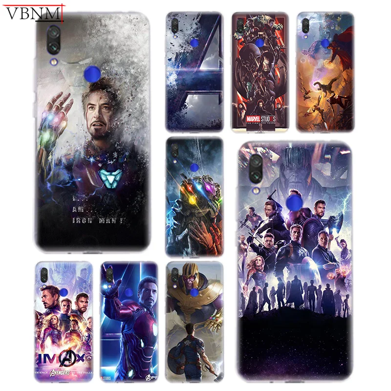 

Avenger4 Final Battle Popular Soft Silicon TPU Case For Xiaomi Redmi Note 4 5 6 7 7Pro For Redme S2 GO Art Gift Customized Cases