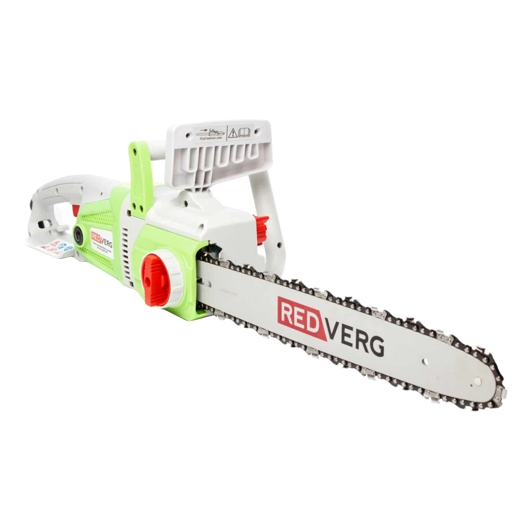 Пила цепная электрическая REDVERG RD-EC2200-16 (Мощность 2200 Вт, длина шины 40 см, шаг цепи 3/8\