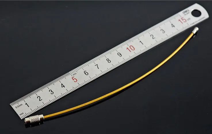 5 шт. красочные EDC брелок из нержавеющей стали карабин держатель для ключей Открытый Инструменты провода брелоки кабель Веревка винт замок брелок