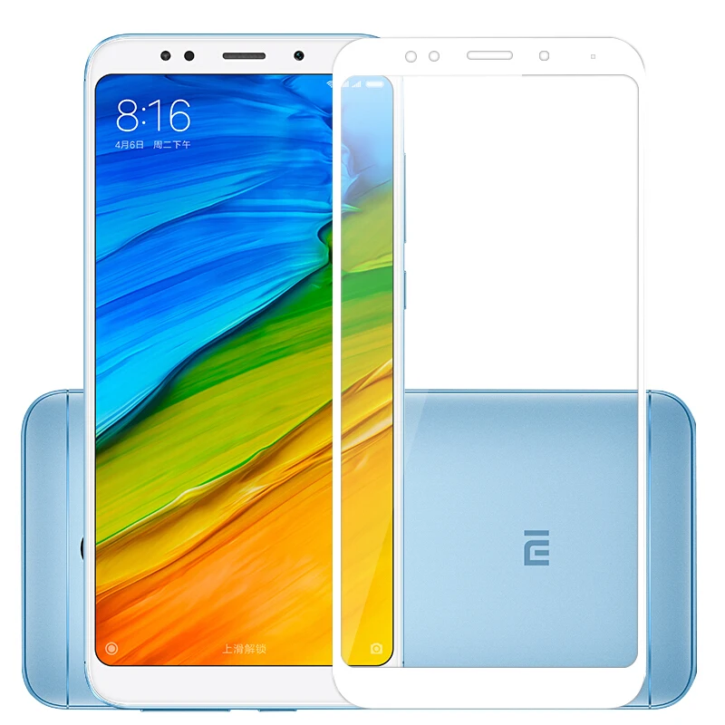 Xiaomi Redmi 5 Plus Защитная пленка для экрана 9 H 3D Edge полное покрытие переднее закаленное