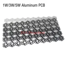 3 Вт светодиодный pcb 10-1000pcsx 1 Вт 3 Вт 5 Вт 20 мм высокой мощности Светодиодный PCB алюминиевая звезда Базовая пластина печатная плата DIY