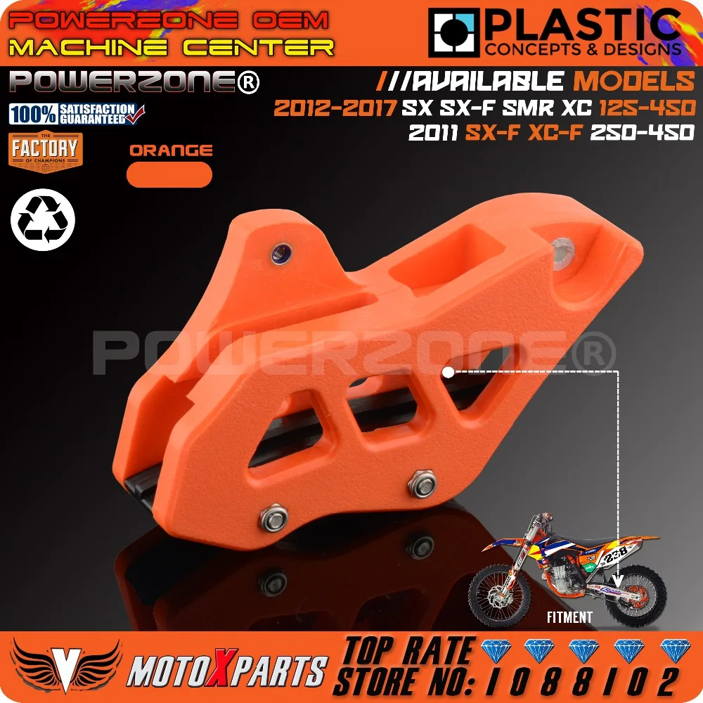 Оранжевый Комплект слайдера цепи Swingarm + направляющая CNC зажим тормозного шланга