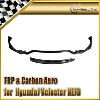 

Car-styling For Hyundai Veloster NEFD Turbo Carbon Fiber 2pcs 2 piece Front Lip