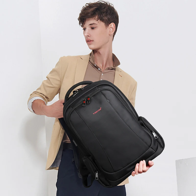 Tigernu Anti robo de Nylon 27L hombres portátil de 15,6 pulgadas Mochilas para la escuela de moda de hombre Mochilas femenina Casual mujeres mochila Tigernu Anti robo de Nylon 27L hombres portátil de 15,6 pulgadas Mochilas para la escuela de moda de hombre Mochilas femenina Casual mujeres mochila