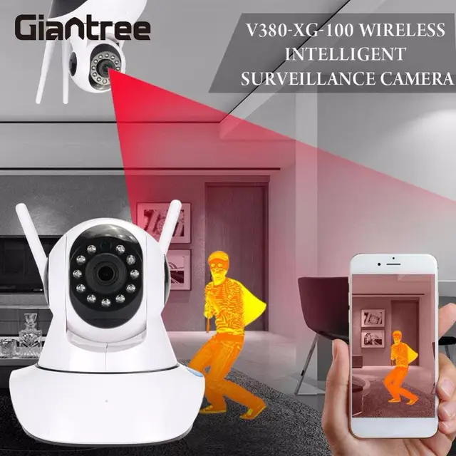 giantree HD 1080P Baby Monitor WIFI IP Camera Wireless Network Night Vision Camera Office Universal Home safety EU/US plug