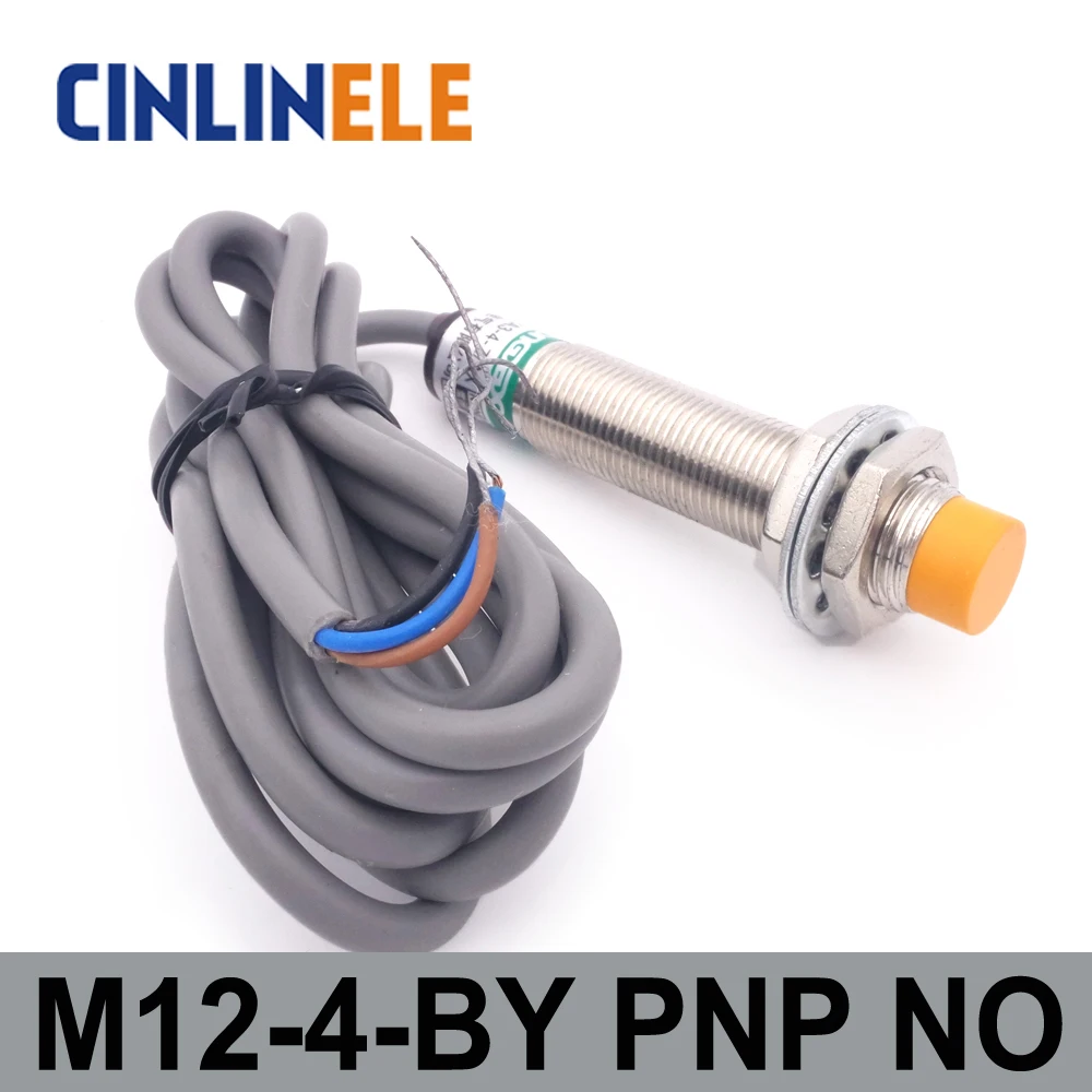 

M12 LJ12A3-4-Z/BY 4mm 6V-36V induction DC PNP NO metal sensor inductive proximity switch Screen shield type LJ8A3 sensor switch
