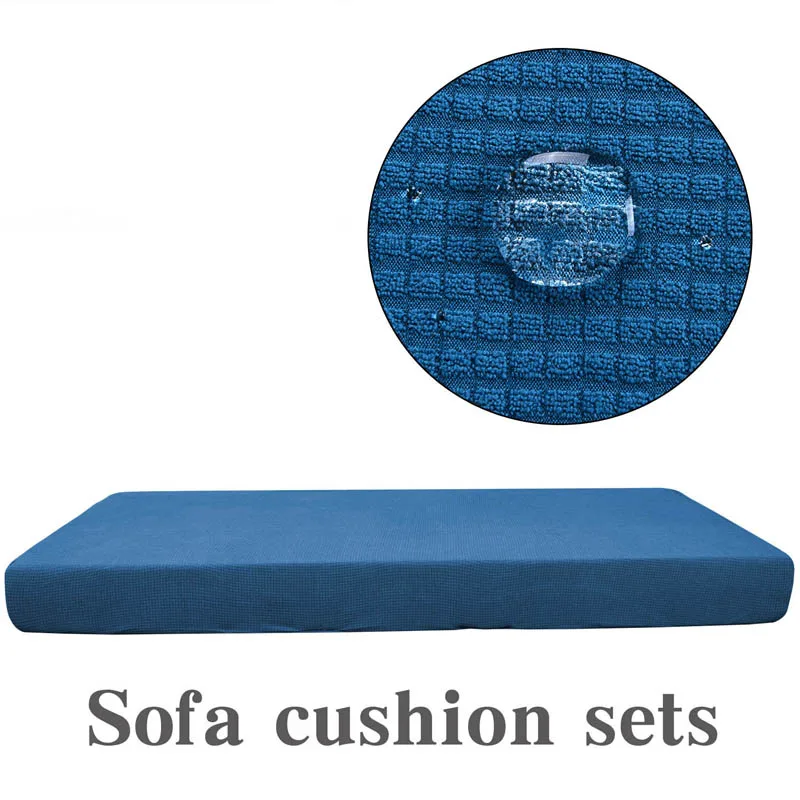 Из Полар-флиса эластичный для дивана крышка накидки на стулья для Гостиная протектор мебели плед диван Чехол чехол для 1/2/3/4 сиденья - Цвет: blue