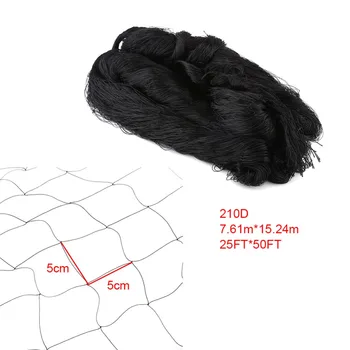 

7.61 * 15.24M210DBlack Anti Bird Protection Mesh Net for Farms Vineyard Agricultural Planting Protective Netting