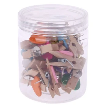 

Push Pins With Wooden Clips Heart Pushpins Tacks Thumbtacks For Cork Boards Artworks Notes Photos Craft Projects