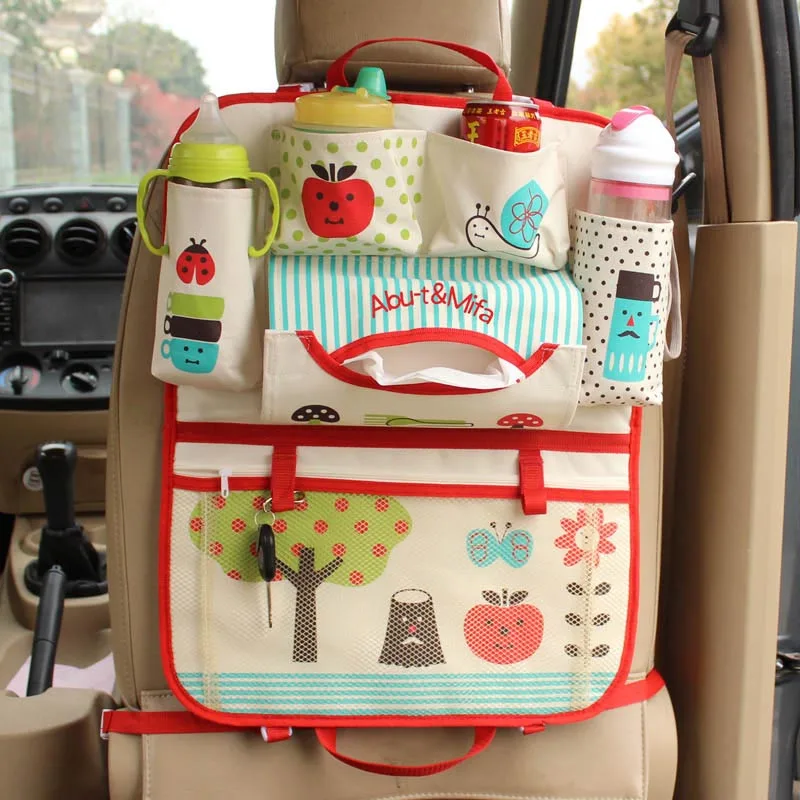 Мультяшная сумка для хранения на заднем сиденье автомобиля, органайзер для автомобиля, стильный детский товар, Varia, аксессуары для салона автомобиля