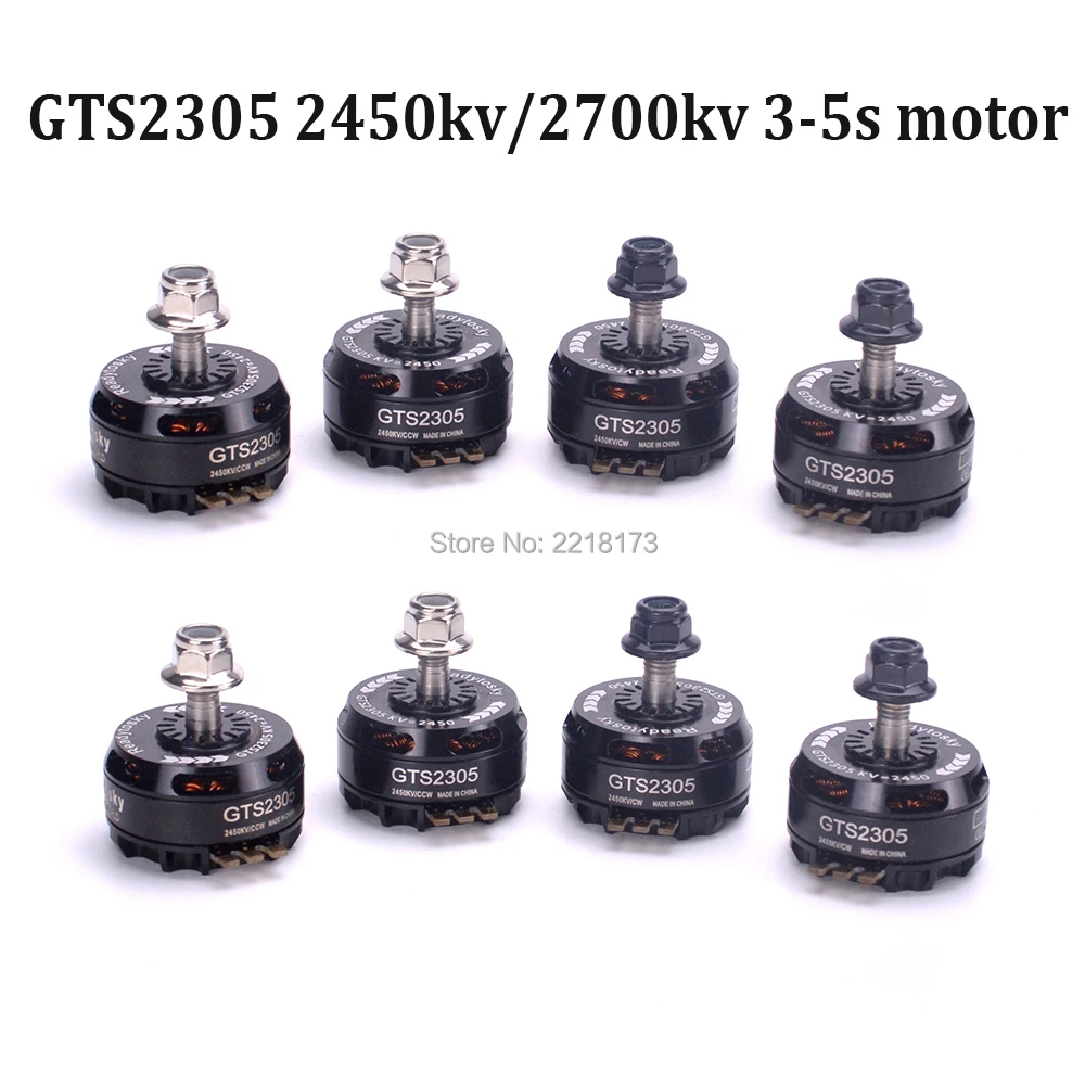 

GTS2305 2305 2450kv / 2700kv Brushless Motor 3-5S CW CCW for Floss 210mm 215mm Chameleon 220mm FPV ZMR250 Racing Quadcopter