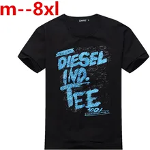 10XL 9XL 8XL 6XL 5X Funny Print T Shirts Men s New Arrival Summer Style Short