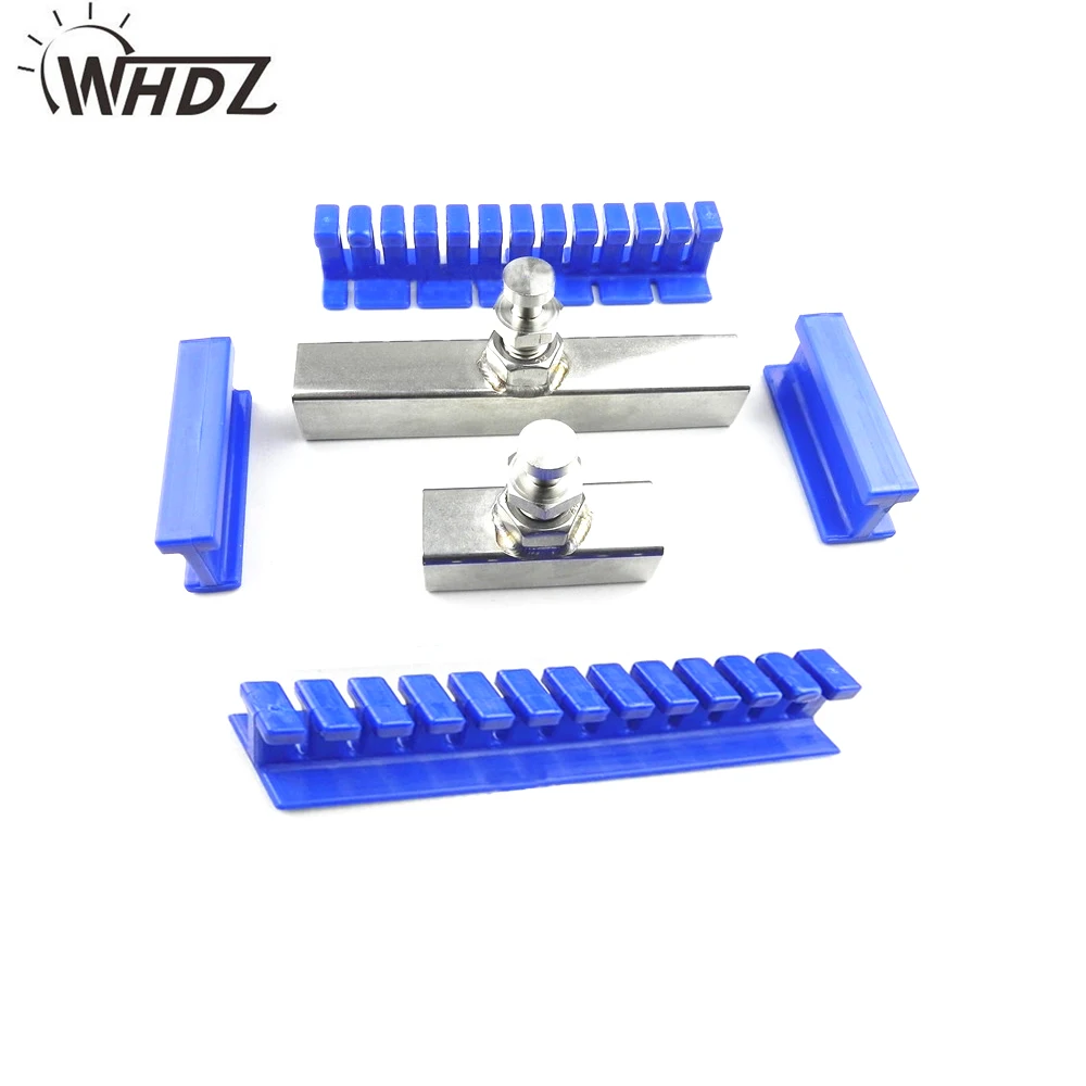 Comprar WHDZ 2019 nueva herramienta PDR 6 uds coche azul sin pintura Reparación de abolladuras tirador de reparación de abolladuras Kit de soporte de eliminación de abolladuras gran área Reparación de abolladuras
