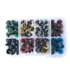 New DIY Chicest 80Pcs/40Pairs 8 Color-Mix 10mm Safety Eyes Box for Teddy Bear Stuffed Toy Snap Animal Puppet Doll Craft ► Photo 3/5