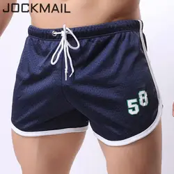 JOCKMAIL Для мужчин нижнее белье боксер Mesh Для мужчин шорты Fast Dry Для Мужчин's Мужские Шорты для купания летняя дышащая домашняя одежда для сна