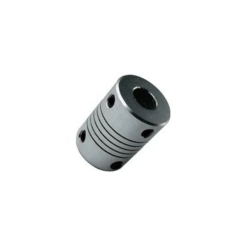 

Aluminum Alloy Flexible Coupling Motor D19L25 Tightly fixed Type Sliver Colour OD 3mm/4mm/5mm/6mm/6.35mm/7mm/8mm/10mm