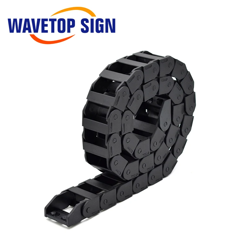 Кабельная цепь WaveTopSign 18x25 18x37 15x30 15x20 мм Тип моста неоткрывающийся пластиковый буксирный цепной передачи для машины