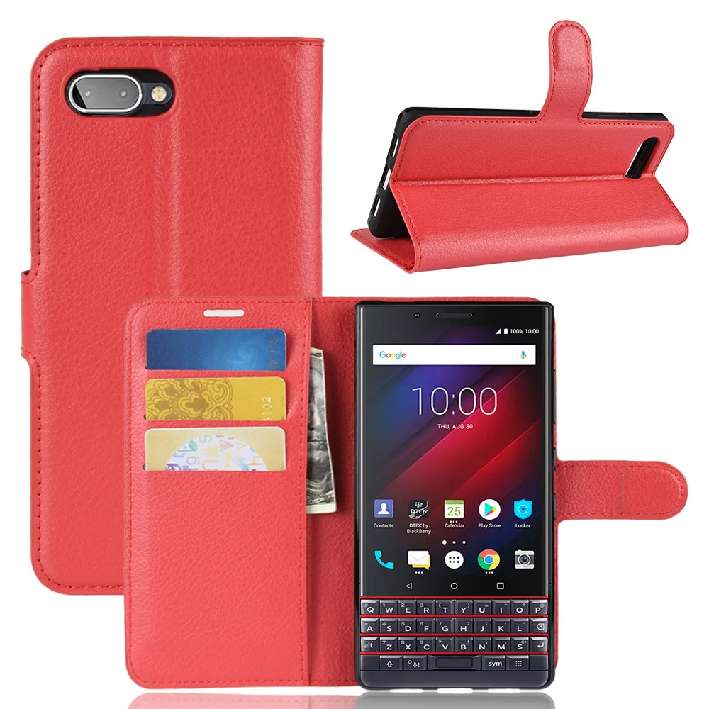 Чехол для телефона Blackberry Key 2 Lite Le Flip PU кожаный чехол Key2 смартфон