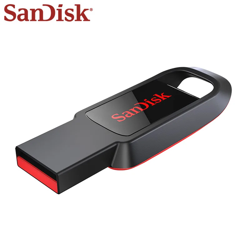 SanDisk флеш-диск USB 2,0, 128 ГБ, флеш-накопитель, 64 ГБ, черная карта памяти, 16 ГБ, флешка, 32 ГБ, USB флешка для компьютера, планшета