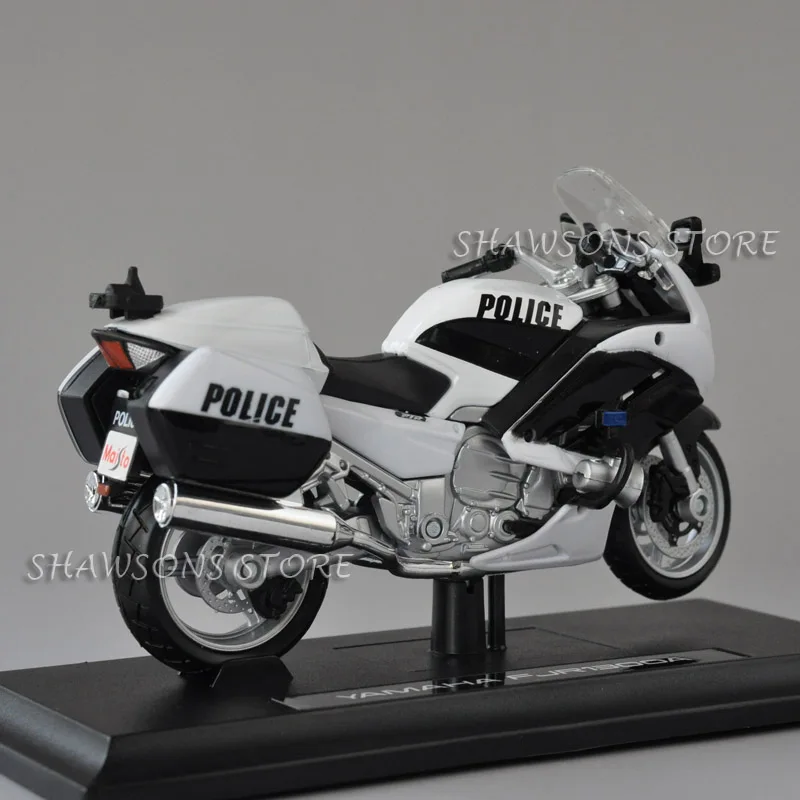 Литая модель игрушки Maisto 1:18 Yamaha FJR1300A полицейский Мотоцикл миниатюрная копия