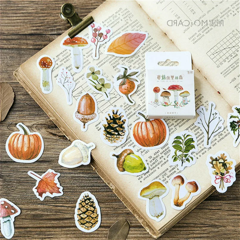 

40pcs/pack Silva Story Totem Calendar Stickers Pack Posted It Kawaii Planner Scrapbooking Stationery Stickers Office Accessories
