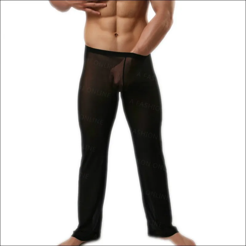 Новое поступление пикантные Брендовые мужские брюки для отдыха пикантные мужские брюки пижамы одежда для сна для мужчин