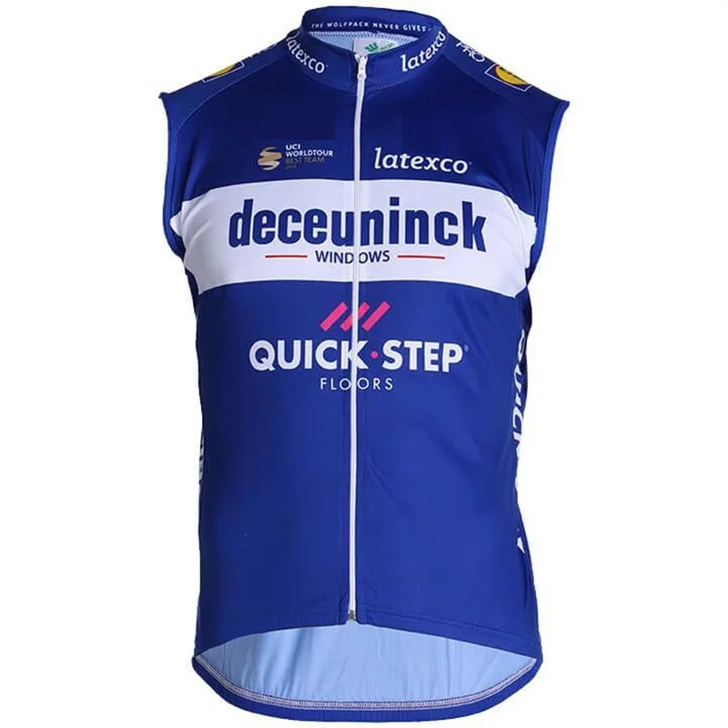 

Pro team Quick Step cycling jersey 2019 Summer MTB road bicycle shirt sleeveless bike tops wear maglia ciclismo uomini della