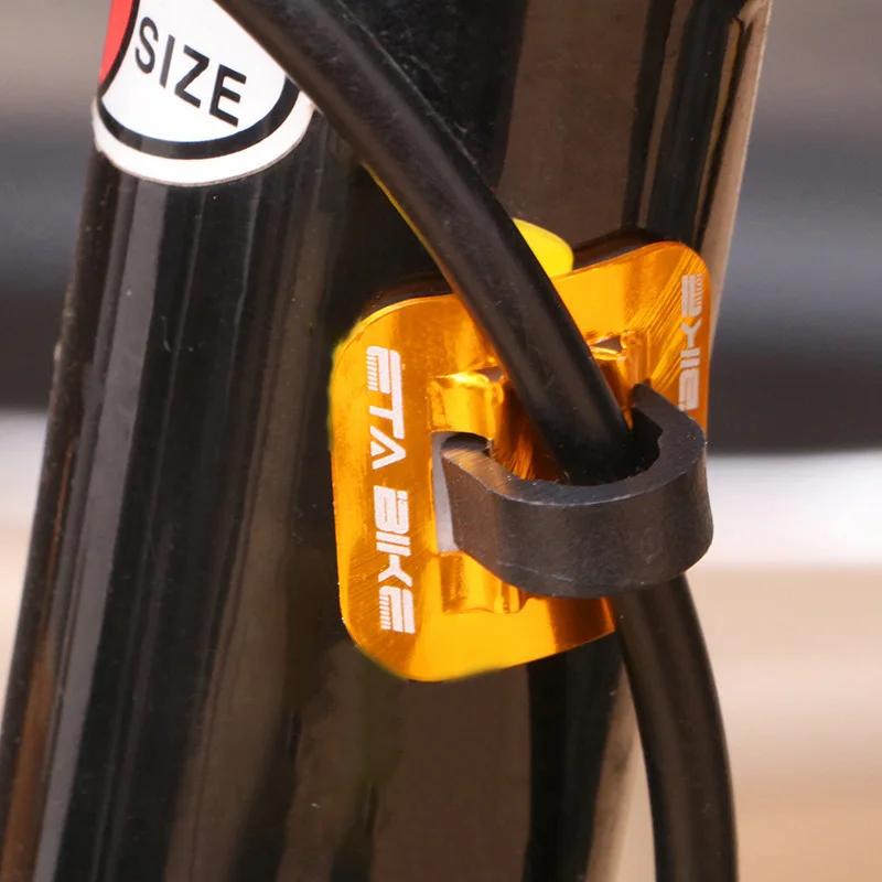 Тормоза дорожного велосипеда Кабельные пряжки велосипед складной линии коготь C Форма шнур держатель велосипедные инструменты трубки фиксированный зажим