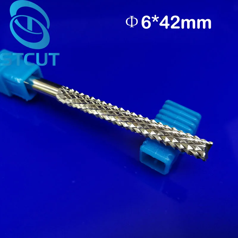 2pc 6*42mm Carbide End Milling Engraving Edge Cutter Drill CNC PCB Router Bits Mill for PCB Circuit Board Fiberglass 2pc 6*42mm Carbide End Milling Engraving Edge Cutter Drill CNC PCB Router Bits Mill for PCB Circuit Board Fiberglass