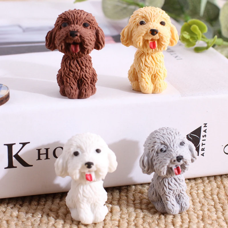 

36pcs/lot Kawaii Dog Shape Rubber Pencil Eraser Students Gift Student Kids Supplies Art Drawing Eraser Wholesale