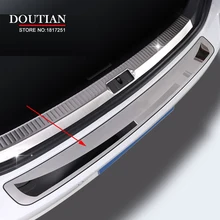 High Quality Stainless Steel Rearguards Rear bumper Trunk Trim Bumper Pedal For Vw Volkswagen Golf 7 Mk7 2014 2015 High Quality Stainless Steel Rearguards Rear bumper Trunk Trim Bumper Pedal For Vw Volkswagen Golf 7 Mk7 2014 2015