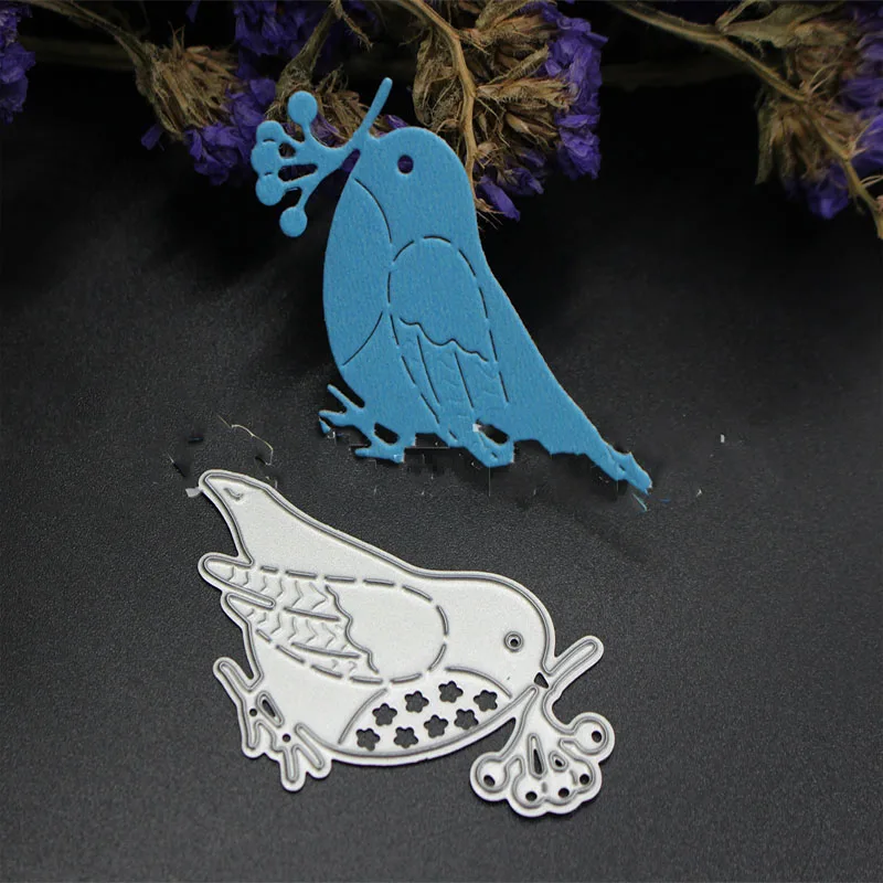 2 PCS Birds Cutting Dies For DIY Scrapbooking Photo Album Embossing