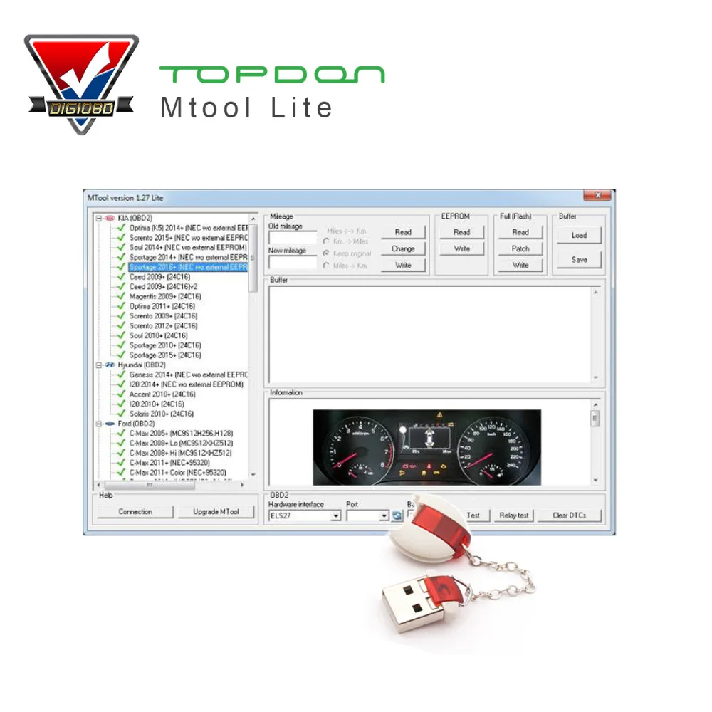 MTool Lite 1.27 Version Mileage Programmer work to Adjust the Mileage Change of Cars OBD Car Mileage Correction Tool of run MTool Lite 1.27 Version Mileage Programmer work to Adjust the Mileage Change of Cars OBD Car Mileage Correction Tool of run