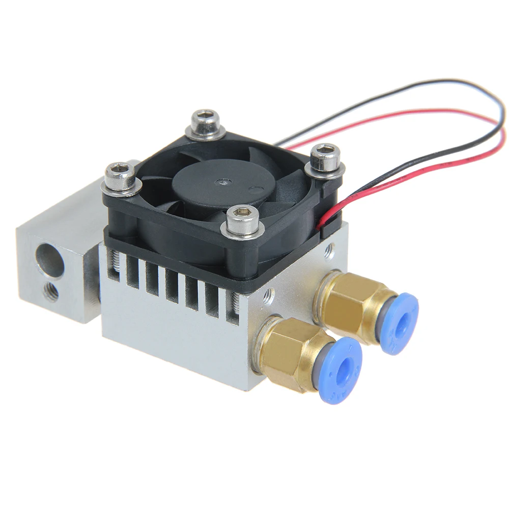 0.4mm Nozzle Dual Extruder 2 in 1 out Mix Color Hotend for A10M A20M 3D Printer