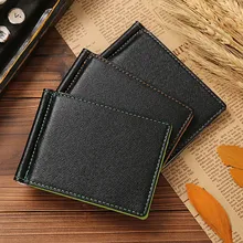 Altbest, новинка, кожаный кошелек для мужчин, модный, двойной, мужской, короткий, кошелек для карт, кожаный кошелек для мужчин, держатель для карт, мини кожаный кошелек# y50