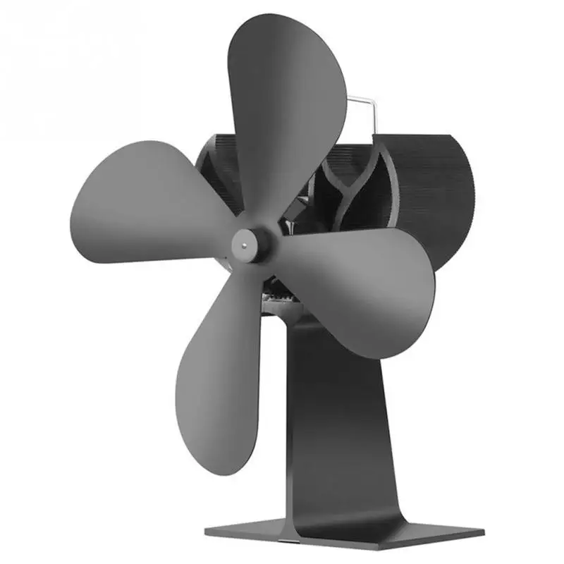 

Hot New Wood Stove Eco Fan - Heat Powered 4 blade Blade Fireplace Blower Fan for Efficient Heat Distribution