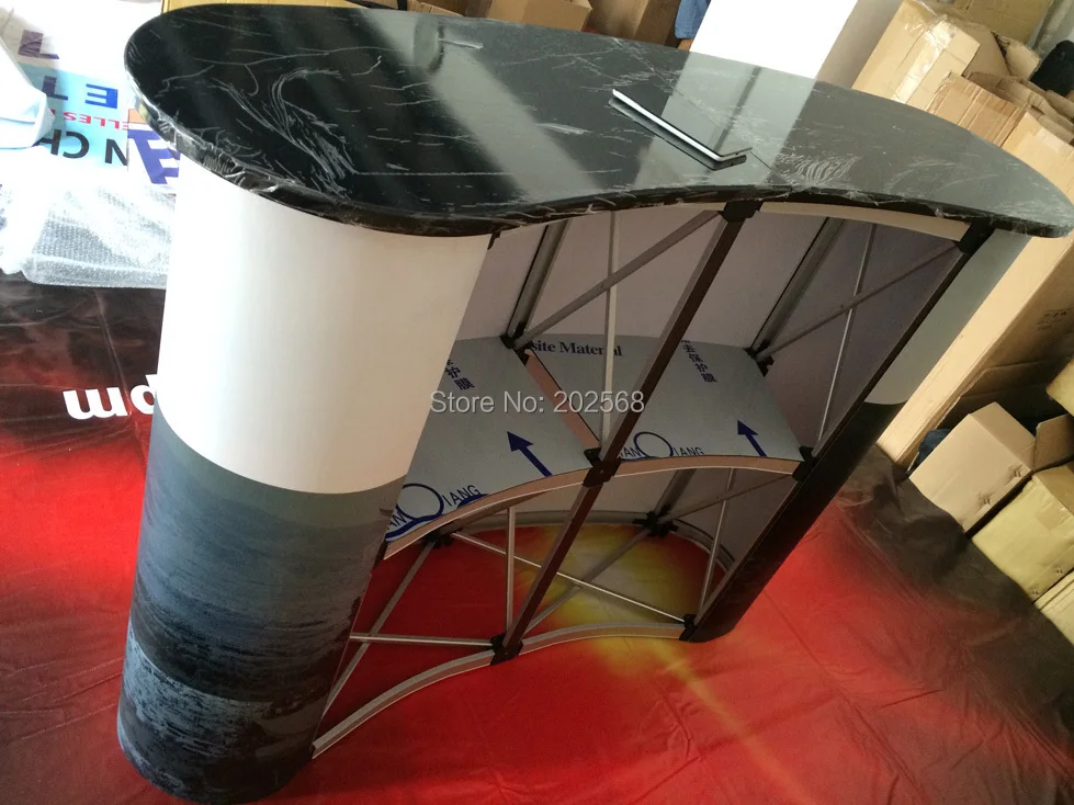 

High Quality Promotional Pop Up Demo Counter Display+Free Printing