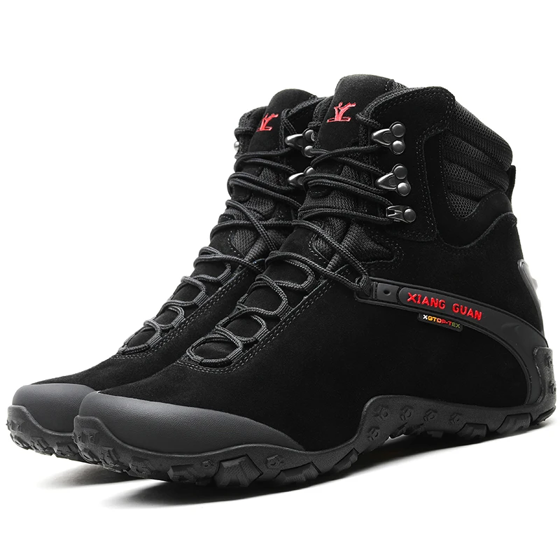 Womens Suede High top Non slip Outdoor Climbing Shoes Tactical Combat