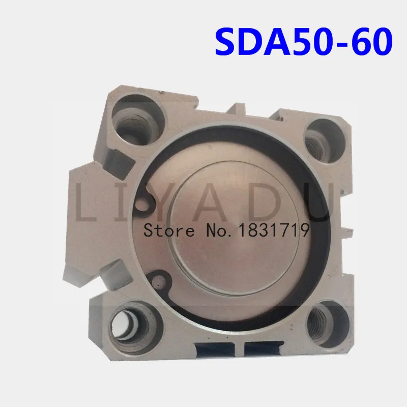 

SDA50-60 thin cylinder Series 50mm Bore 60mm Stroke SDA50*60 Aluminium alloy cylinder SDA50X60