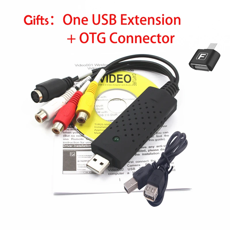 2018 Easycap USB 2 0 легкая крышка Видео ТВ DVD VHS DVR Захват адаптер устройство видеозахвата
